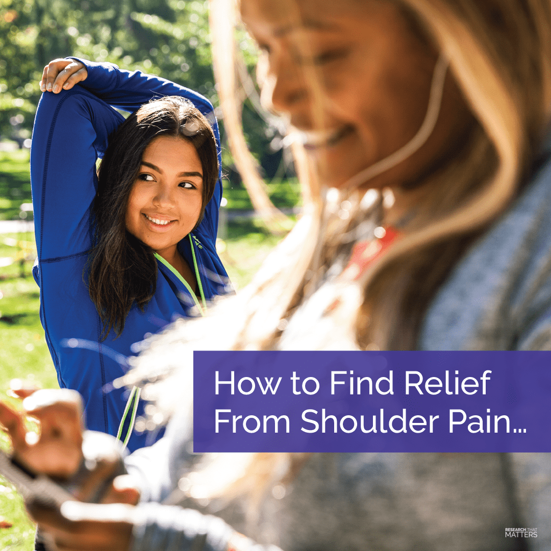 How to find relief from shoulder pain